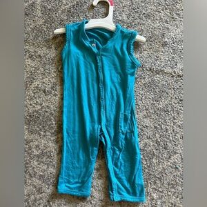 Kyte baby sleeveless button romper